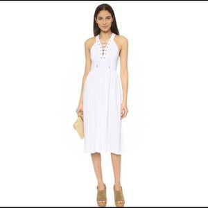 Re:named ShopBop white lace front dress